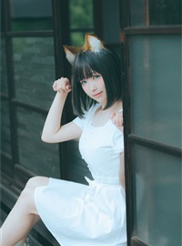 ElyEE Vol.117 2023 July B-Dongitsune~White dress fox girl in white dress(58)